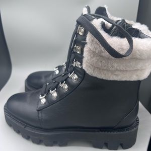 Aquatalia Alyssa shearing waterproof boots- size 9 like new